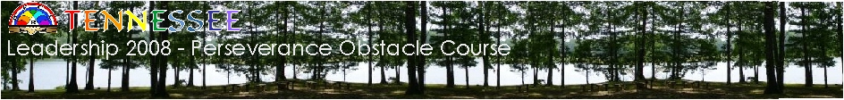 The obstacle course during the perseverance obstacle course